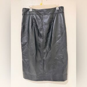 Babaton Faux Leather Pencil Skirt